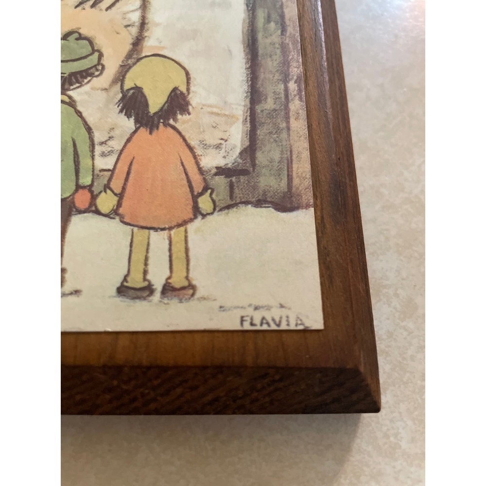 🔥Vintage Mid-Century 1969 Flavia Buzza Cardozo Wood Art “Islands” - Picture 3 of 4